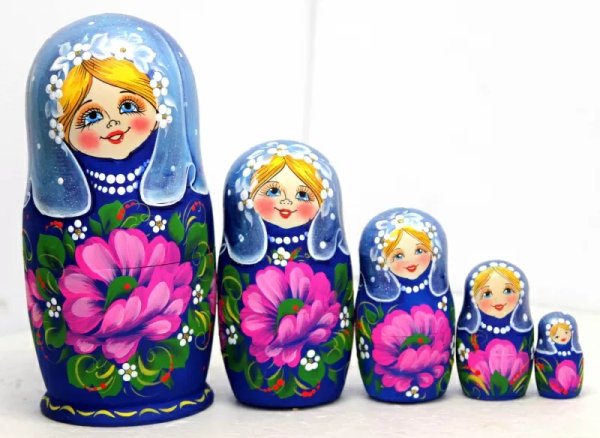 Матрешка Шиповник 5м17