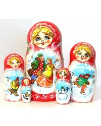 Матрешка Народные гулянья кр. 5м17