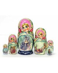 Матрешка Снежная королева 5м18