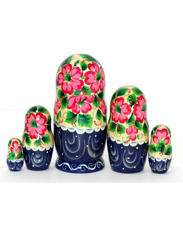 Матрешка Снежная королева 5м18