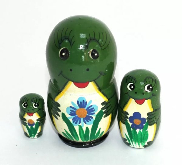Матрешка Лягушонок 3м10