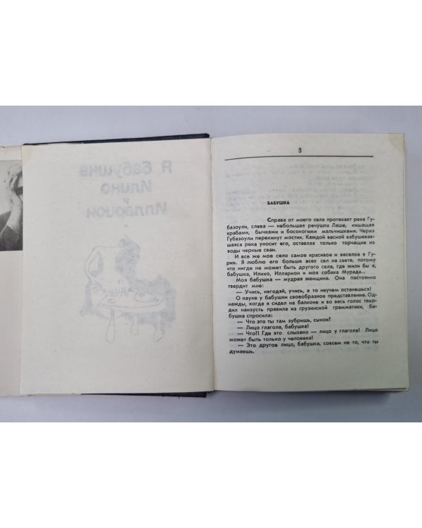 Дополнительное изображение книги «Я, бабушка, Илико и Илларион. Я вижу солнце. Н.Думбадзе. Избранные произведения в 3-х т. Том 1»
