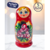 Матрешка Ирина красная 5 в 1, 11 см - K44 Матрешка Ирина красная 5 в 1, 11 см - K44