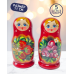 Матрешка Ирина красная 5 в 1, 11 см - K44 Матрешка Ирина красная 5 в 1, 11 см - K44