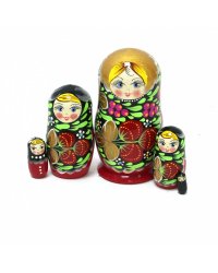 Матрешка Ягодный букет 5м 10 см