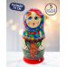 Матрешка Ольга c рябиной 5 в 1, 14 см - K22
