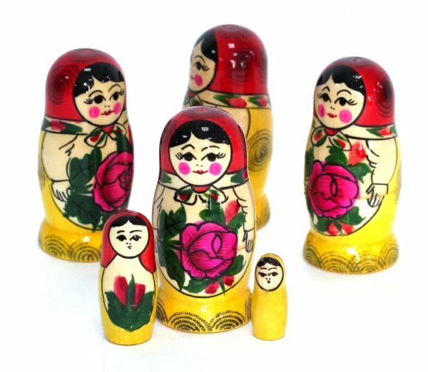 Матрешка Семеновская 3м 7см