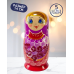 Матрешка Раиса красная 5 в 1, 14 см - K22 Матрешка Раиса красная 5 в 1, 14 см - K22