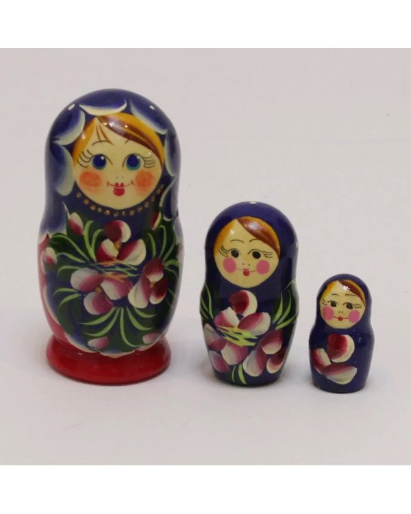 Матрешка Розочка в ассорт. 3м8