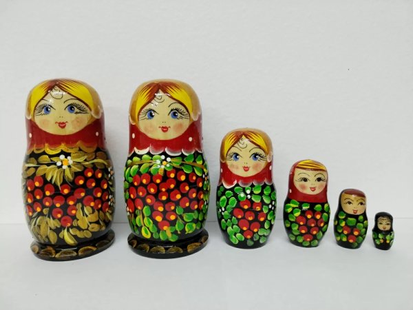 Матрешка Рябинка ЛК 5м 10см в ассортименте
