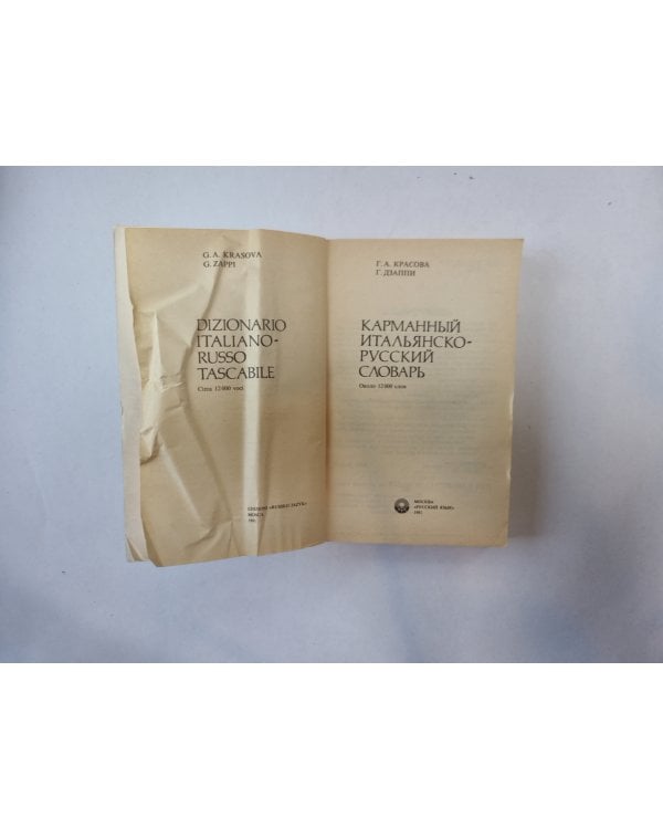 Dizionario italiano-russo. Итальянско-русский словарь
