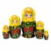 Матрешка Рябинка (желтый платок) 5м 14см
