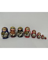 Матрешка Колоски Мини 5м5
