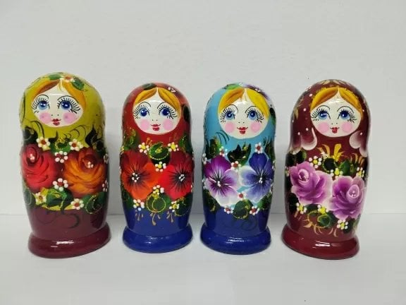 Матрешка Розы в ассортименте 5м 10см