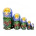 Матрешка Рябинка (синий платок) 5м 17 см