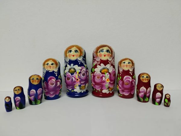 Матрешка Полевые цветы О. 5м 10 см