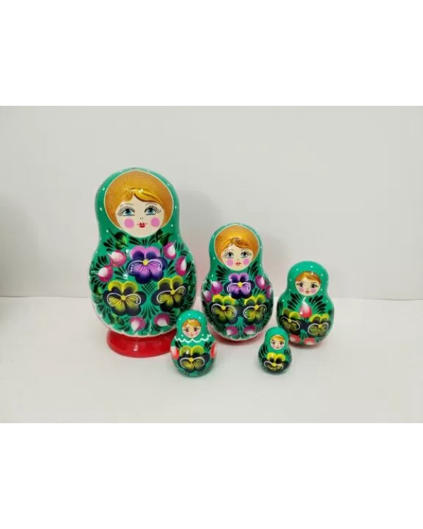 Матрешка Анютины глазки пузатая ВП 5м 16см