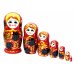 Матрешка Оксана с рябиной 7м 21см