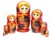 Матрешка Оксана с рябиной 7м 21см