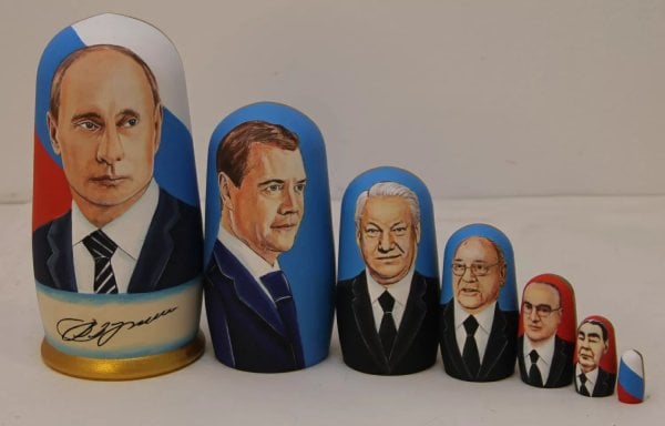 Матрешка Путин подпись 7м21