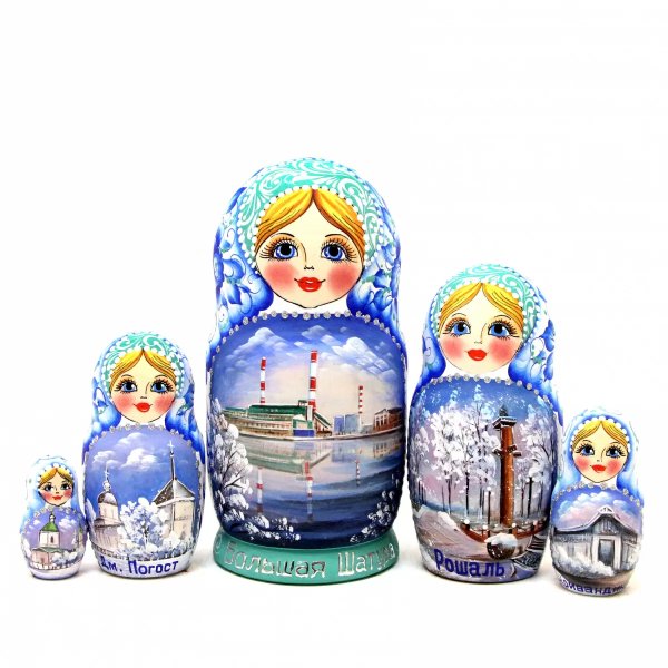 Матрешка Шатура (зима) 5м 17см