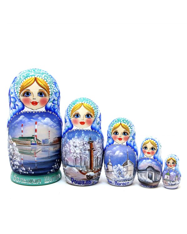 Матрешка Шатура (зима) 5м 17см