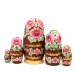 Матрешка Санкт-Петербург зима (коричневая) 17см 5м