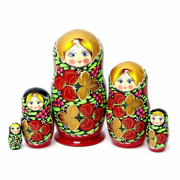 Матрешка Ягодный букет 5м 17 см