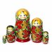 Матрешка Ягодный букет 5м 17 см