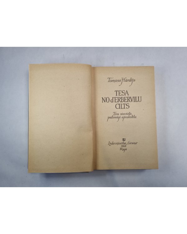 Tesa no d'Erbervilu cilts