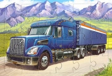 Пазл.Грузовой автомобиль ВОЛЬВО