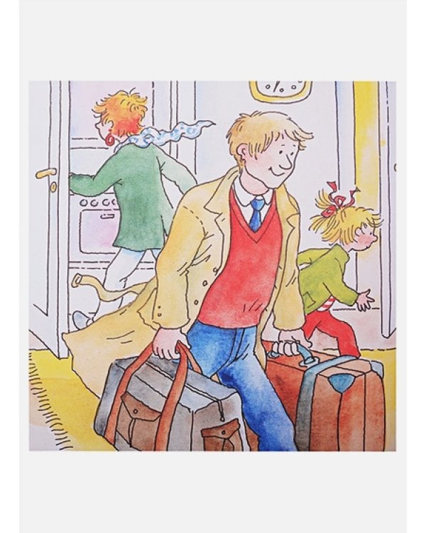 Конни летит на самолете