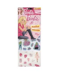 Barbie.Альбом наклеек,блестящие наклейки,цветные наклейки (арт.20820)