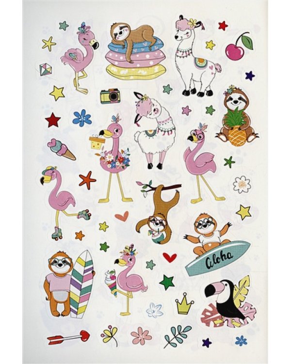 Наклейки Crazy Bullet Journal Stickers (черная)