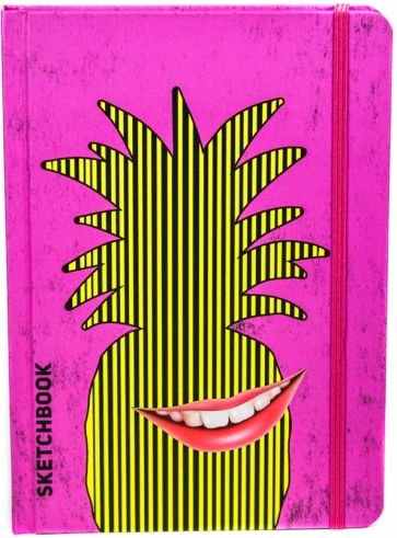 Ананас полоски.Скетчбук Ананас полоски.Скетчбук