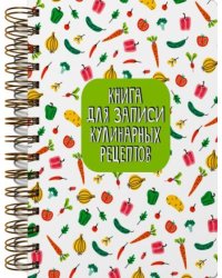 Кулинарная книга на гребне.(салат)Книга для записи кулинарных рецептов