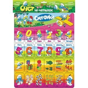 Счет на магнитах.Смурфики