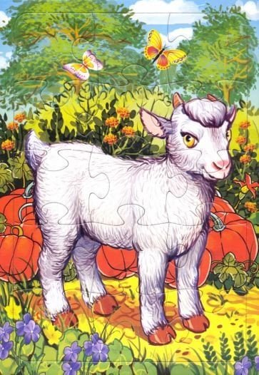 Пазл.Козленок 15 эл.