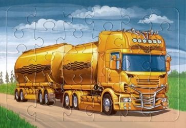 Пазл.Грузовой автомобиль СКАНИЯ 30 эл.
