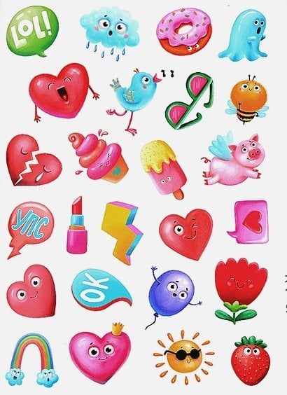 Суперраскраска с наклейками Для девочек