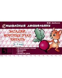 Загадки,которые учат читать.5-7 лет (в соотв.с ФГТ)