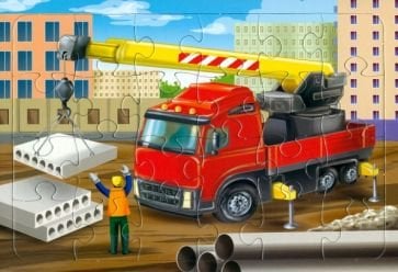Пазл.Автокран 24 эл.