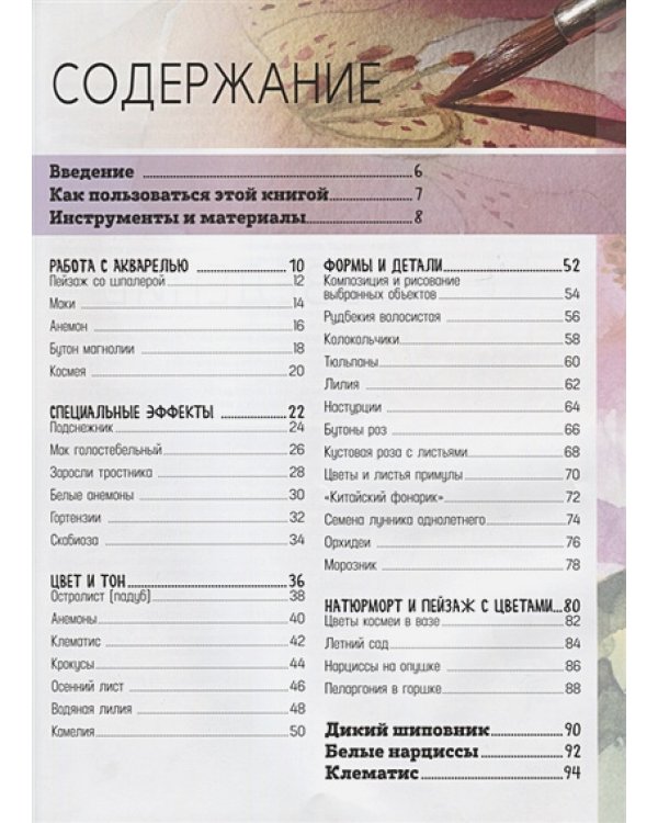 Цветы в акварели.Рисуем за 30 минут.35 пошаговых проектов и схем