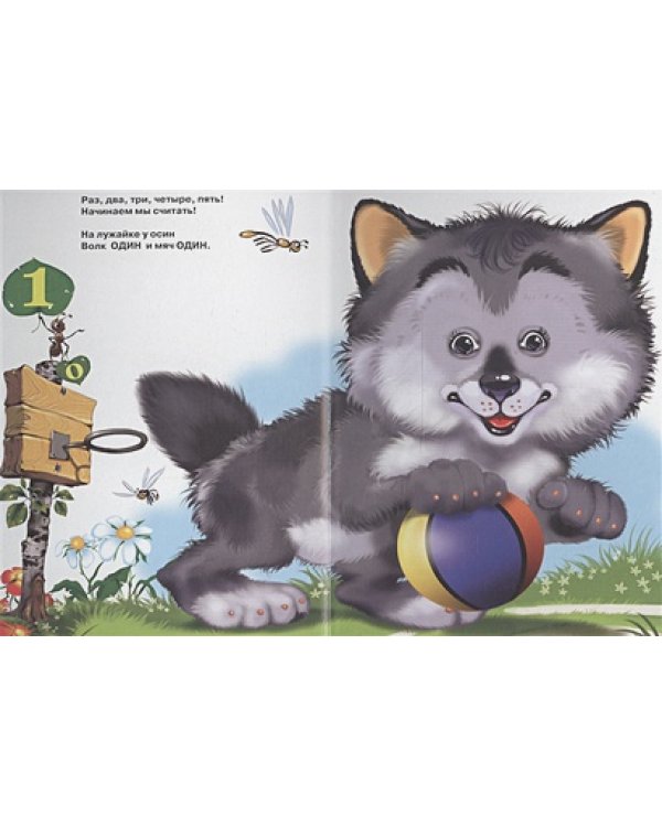 Учим цифры (щенок)