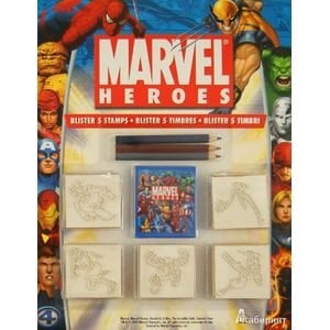 Супергерои.Набор штампов 5шт.в блистере