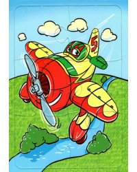 Пазл.Самолет 6 эл.