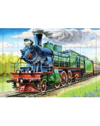 Пазл.Паровоз 24 эл.
