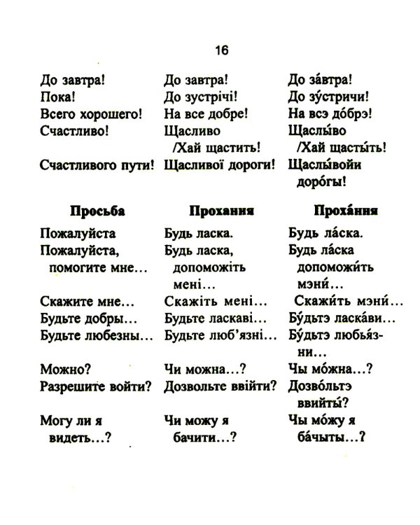 Русско-украинский разговорник. (карм. формат)