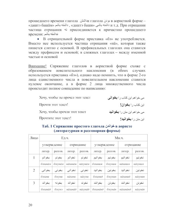 Персидский язык: Учебник
