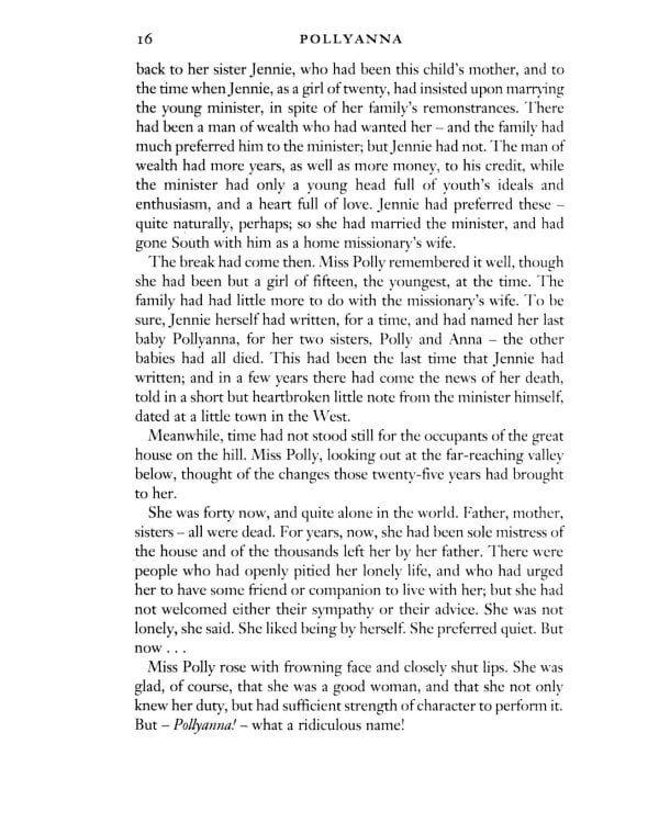 Pollyanna and Pollyanna Grows Up